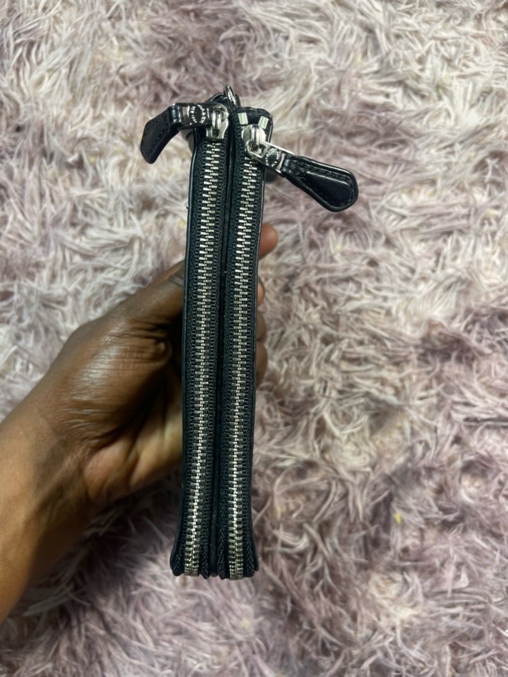 Coach double zip wristlet - Picture 4 of 4